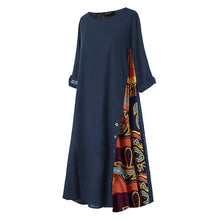 Load image into Gallery viewer, O-Neck Button High Low Hem