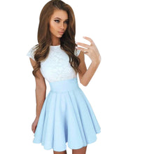 Load image into Gallery viewer, Casual Lace Party Cocktail Mini Dress