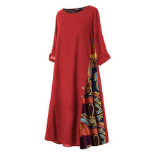 Load image into Gallery viewer, O-Neck Button High Low Hem
