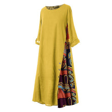 Load image into Gallery viewer, O-Neck Button High Low Hem
