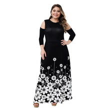 Load image into Gallery viewer, New Hollow Out Print Plus Size Dresses
